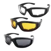 3pcs Outdoor Cycling Glasses Windproof Goggles Desert Dustproof Goggles Cycling Goggles Sports Glasses With Built-in Foam Eyewear