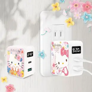 【GARMMA】20W Hello Kitty Type-C & USB PD快充雙孔充電器