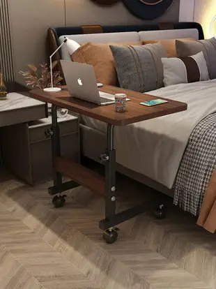 ⚡速出✔️床邊桌可移動小桌子臥室家用學生簡約書桌簡易升降宿舍懶人電腦桌