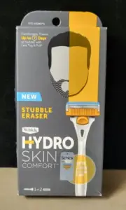 Schick Hydro Razor Stubble Eraser 1 Handle 2 Cartridges