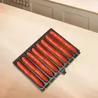 8 Grids Sausage Fry Pan Iron Sausages Grill Plate Sausages Machine Camping