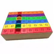 144 Pieces Pool Chalk Holder Portable Square Billiard Cue Chalk Box Pocket