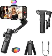 AOCHUAN Gimbal Stabilizer for Smartphone: 3-Axis Handheld Foldable iPhone Android Stabilizer for TikTok YouTube Vlog Recording - Smart XE Series (Smart XE KIT)