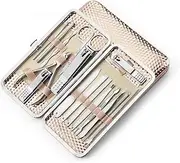 Pedicure Manicure Set Professional Foot Care kit 16 Pieces Manicure Set Nail Kit Tools All for Sets Pedicure Care with Pusher Ingrown File Polish Kits /843 (Color : Style 1)