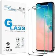 [2-Pack] KATIN Screen Protector For Apple iPhone 11, iPhone XR Tempered Glass Anti Scratch, Bubble Free, 9H Hardness, Easy to Install, Case Friendly