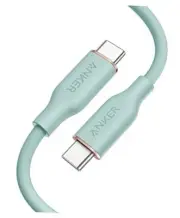 Powerline III Flow, USB-C to USB-C Charging Cable 100 W 90 cm, 3ft mint green