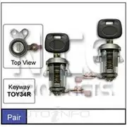Nice Door Lock Barrel - Pair, NDL11S