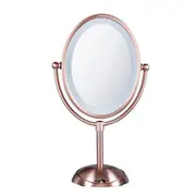 Conair LED Lighted Mirror - Brushed Rose Gold