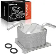 A-Premium Transmission Oil Cooler Compatible with Nissan Sentra 2016 2017 2018, 1.8L, Automatic CVT Transmission