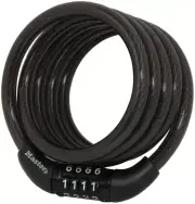 Bike Lock Cable, Combination Bicycle Lock, Cable Lock for Outdoor Equipment, Bla