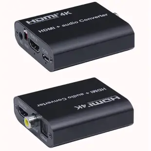 【JSJ】HDMI 4K影音訊號分離器 分離盒 HDMI解碼器 電視轉光纖音響 音源分離器 支援4K (7.7折)