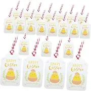 PLAFOPE 200pcs Decorative Present Tags Cute Cartoon Easter Hanging Tags for Favors Present Wrapping Name Cards and Crafts Lightweight and Compact for Easy Suspension