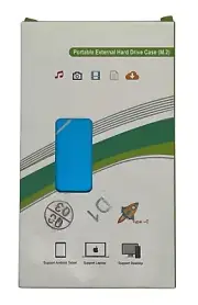 NEW Portable External Hard Drive Case (M.2) 1 TB - D1 Blue