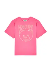 Moschino Kids Logo-embellished Stretch-cotton T-shirt (4-8 Years) - Pink - 06YR (6 Years) 06YR (6 years)