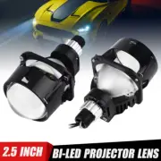 RHD 2.5'' Mini LED Headlight Bi LED Projector Lens 120w H4 H7 9005 9006 Retrofit