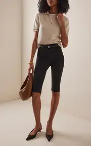 [NILI LOTAN] Carline Cashmere Polo Sweater