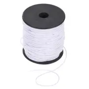 1.5mm 109 Yards Elastic String Cord Elastic Thread Beading String Cord, White