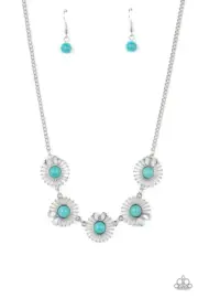 Paparazzi FULLY SOLAR-POWERED Blue Necklace NWT