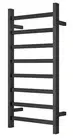 Matte Black NON Heated Towel Rail rack Square AU standard 1000*450mm wide 8 bar