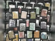 Crystal Chips And Herbs Bags Set Of 47 ~1 Ounce Each~ Spell Supplies, Rituals