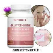 Glutathione 500mg Capsules - Whitening,Remove Scars,Detoxification ,Anti-Aging