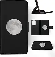 Full Moon Moonlight Satellite FLIP Wallet Phone CASE Cover for Samsung Galaxy S20 Ultra