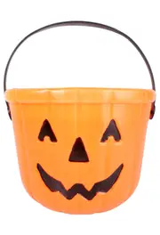Jack O Lantern Halloween Candy Pail