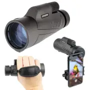 Smithsonian 12x50 Monocular Telescope with Smartphone Adaptor – Monoculars fo...