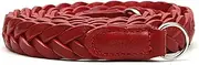Camera Strap, Leather SLR Digital Camera Strap for Micro Single Shoulder Strap Braided Load 6kg for DSLR Camera (Color : Red, Size : 102x1.7cm) (Color : Red, Size : 102x1.7cm)
