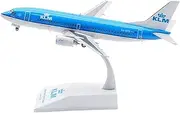 Pre-Built Model Aircraft 16CM 1/200 Scale Miniature Model Collectible Airplane for KLM for Boeing B737-300 PH-BTD Metal Aircraft Miniature Airplane Model