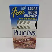 Vintage Glade Air Freshener Plugins 3 Refills+ Warmer Country Spice 1997 New