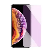 在飛比找Yahoo奇摩購物中心優惠-iPhone XS Max 藍紫光高清非滿版防刮保護貼 XS