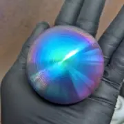 SSCO BRUSHED NEO CHROME SR 55mm 610 GRAMS WEIGHTED SHIFT KNOB SHIFTER SPHERE (for: Honda)