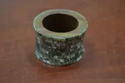 CARVED ABALONE SEA SHELL NAPKIN RING #T-971