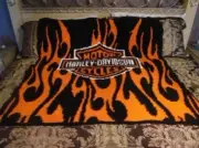 Handmade Afghan Brand New apx. 55" x 52"