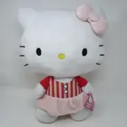 NEW Hello Kitty Large 18" Circus Clown Plush White Sanrio Retired 2014 with Tags