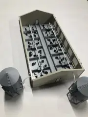Hog Barn Fence and Feed Kit 40x75 (1/64 Scale)
