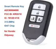 72147-TK8-A81 Smart Remote Car Key Fob Replacement 5 Buttons 313.8Mhz for Honda