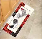 kitchen Mat Runner Style Rooster # RU36 20 x 40 in By Catalina Home