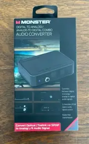 Monster Digital To Analog & Analog To Digital Combo Audio Converter MAD1-1007