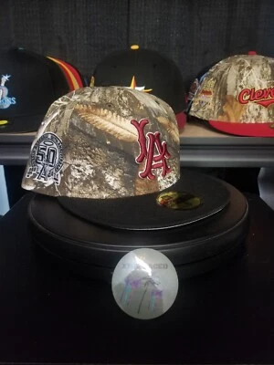 Exclusive New Era 59FIFTY Los Angeles Angels Fitted Hat Size 8