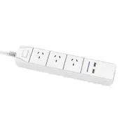 D803 Smart WiFi APP Control Power Strip with 3 AU Outlets Plug 2 USB Fast Charging Socket App Control Work Power Outlet