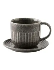 [Hottie] Laurie Tea Cup And Saucer in Grey
