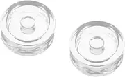 Naisfei Glass Fermentation Weights with Easy Grip Handle,2 Pack Fermented Glass Jar Kimchi Heavy Stone Pickling Jars Weights Mason Jars Fermenting Lids