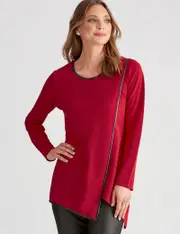 Liz Jordan Cowl Cross Over Top