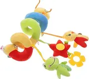 Generic Spiral Hanging Soft Plush Doll with Tags for Sensory Growth for Stroller Car Seat Crib Comfort for Visual Tactile Stimulation