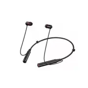 Wireless bluetooth Neckband Earphone Shocking Magnetic Adsorption Stereo Sport Headphone with Mic-BLACK