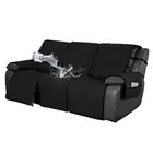 Easy-Going Waterproof Recliner Sofa Cover with Pocket, 1-Piece Reversible Couch