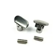 2Pcs Automotive Dent Repair Tool Steerable Ghangeover Head Sliding Rod Plug Head