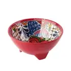 Prepara Taco Bowl 6 Inches Vibrant Colorful Ceramic Look Durable Melamine